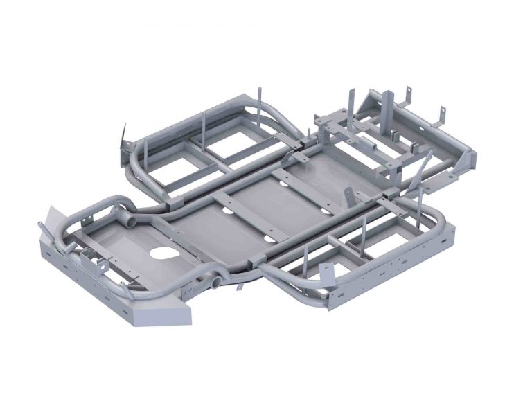 Durable commercial quality steel frame